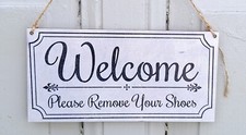 Schild holzschild welcome gebraucht kaufen  Neustadt/Dosse