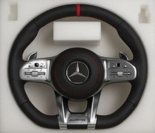 Mercedes-Benz AMG Steering Wheel Red Stitching & Paddles – Plug & Play comprar usado  Enviando para Brazil