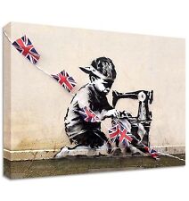 Banksy jubilee canvas for sale  EASTBOURNE