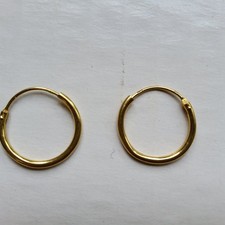 Goldene 585 creolen gebraucht kaufen  Röttenbach b Erlangen