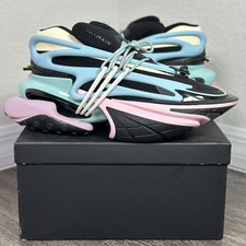 Tênis multicolorido masculino tamanho 46/US13 - Balmain unicórnio preto azul 2025 comprar usado  Enviando para Brazil