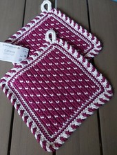 Paar topflappen gehäkelt gebraucht kaufen  Marktbreit