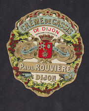 Ancienne étiquette alcool d'occasion  France