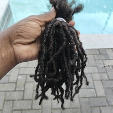50 Smedium 100% cabelo humano feito à mão método de bloqueio tamanho 0,3 a 0,5cm 6 a 8 polegadas , usado comprar usado  Enviando para Brazil
