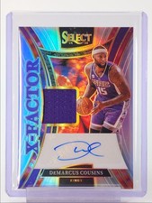 DEMARCUS COUSINS 2024-25 SELECT X-FACTOR PATCH SILVER PRIZM AUTOMÁTICO/125 Q4255 comprar usado  Enviando para Brazil