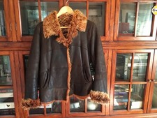 Veste vintage cuir d'occasion  Saint-Brieuc
