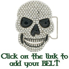 Bling diamante skull for sale  NEWTON ABBOT