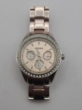 Relógio feminino Fossil ES2975 tom rosa cristal detalhes linda bateria nova comprar usado  Enviando para Brazil