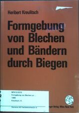 Formgebung blechen bändern gebraucht kaufen  Koblenz