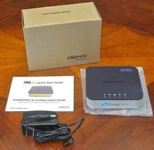 Adaptador VoIP Obihai OBi202 de 2 puertos con Google Voice & Fax Hogar o Empresa SOHO segunda mano  Embacar hacia Mexico