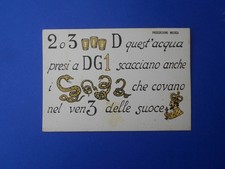 Cartolina rebus enigmistica usato  Firenze
