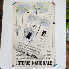 Affiches loterie nationale d'occasion  Theix