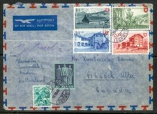 SUÍÇA #B174-177 JOGOS OLÍMPICOS FDC CORREIO AÉREO PARA PIBROCK ALTA  comprar usado  Enviando para Brazil