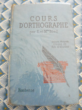 Cours orthographe bled d'occasion  Saint-Herblain