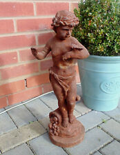 Cast iron cherub for sale  TIPTON