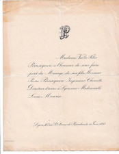 Faire part mariage d'occasion  Le Teil