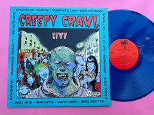 Creepy Crawl Live LP 1997 Vinil, Imprensa dos EUA, Hardcore Punk Comp, Cera Azul NM/NM comprar usado  Enviando para Brazil