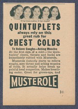 Musterole rub quintuplets for sale  Granite Falls