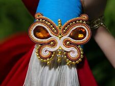 Elegancka brązowo-złota broszka motyl – broszka w stylu vintage do szalika na sprzedaż  PL