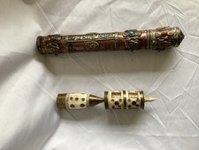 Tibetan scroll holders. for sale  BERKHAMSTED