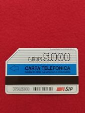 Carta telefonica sip usato  Terralba