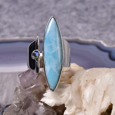 Larimar ring 925er gebraucht kaufen  Berlin