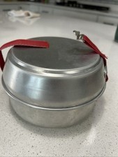 Kit de bagunça vintage sem marca acampamento caminhadas panelas ao ar livre panela alumínio comprar usado  Enviando para Brazil
