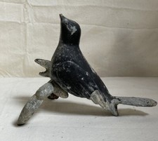 vintage bird On Branch cast Metal aluminum painted birdwatcher Nature Table Art comprar usado  Enviando para Brazil