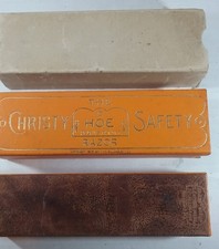 LÂMINA DE BARBEAR CHRISTY HOE SAFETY Minty, com lâmina, stropper caixa em estado perfeito comprar usado  Enviando para Brazil
