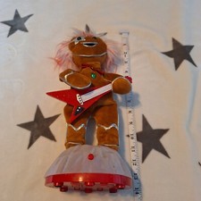 Gemmy Jingle Bell Rocker 2008 Musical Light Up Singing Gingerbread Man LEIA comprar usado  Enviando para Brazil