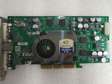 Placa NVidea Quadro FX 1000 NV30 128MB DDR2 128 bits AGP 8X 2x DVI S-Video P128 comprar usado  Enviando para Brazil
