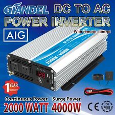 Transistores de onda senoidal modificada inversor de potência 2000W 12V a 110 V-120 V EUA comprar usado  Enviando para Brazil