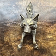 Brass fox head for sale  NEWCASTLE