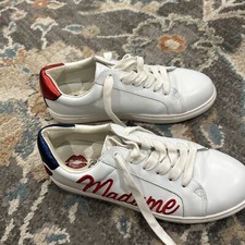 Tênis Bons Baisers branco couro branco projetado em PARIS, ótimo estado. comprar usado  Enviando para Brazil