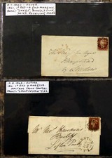 1841 imperf covers for sale  LYNDHURST