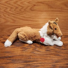 Pelúcia Vintage Teddy Hermann Original Realista Rough Collie Sheltie Lassie Cachorro, usado comprar usado  Enviando para Brazil