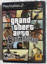PlayStation 2 PS2 pôster/mapa, manual e estojo APENAS - Grand Theft Auto SAN ANDREAS comprar usado  Enviando para Brazil
