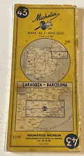 Carte michelin zaragoza d'occasion  Quarré-les-Tombes