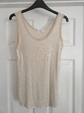 Sequined vest top for sale  NEWTOWN