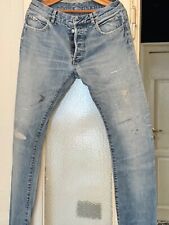 Balmain denim distressed usato  Milano