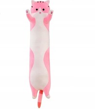Maskotka KOT długi Różowy kotek 50cm przytulanka pluszak  na sprzedaż  PL