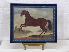 Naive horse painting for sale  INNERLEITHEN