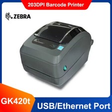 Impressora de Etiquetas Zebra GK420T Térmica USB Ethernet LAN Rede RJ45 203DPI comprar usado  Enviando para Brazil