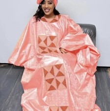 Traje africano feminino bordado rico plus size elegante vestido de festa igreja comprar usado  Enviando para Brazil