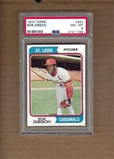1974 Topps Bob Gibson # 350 PSA 8 comprar usado  Enviando para Brazil