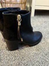 Black heeled ankle for sale  HITCHIN