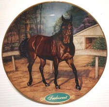 Seabiscuit collector plate for sale  Verbena