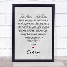 Creep grey heart for sale  UK