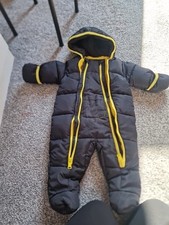 3 baby snowsuits boy 6months for sale 3 baby snowsuits boy 6months for sale OSSETT