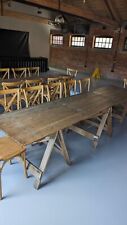 Rustic tressel table for sale  MANCHESTER